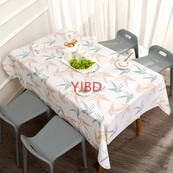 YJBD PVC Impermeável prova de Óleo Decorativos Toalha de mesa Plástica de Pano de Arte Fresco Pequeno Pano de Tabela