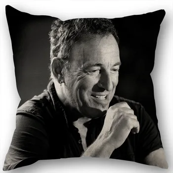 Novo Bruce Springsteen Fronha Decorativos do Casamento Roupa de cama de Algodão fronha Para Casa fronha de 45X45(Um dos Lados)