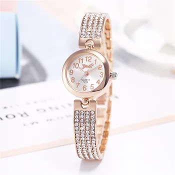 Novos Relógios de Moda para Mulheres de Luxo Strass Senhoras Quartzo relógio de Pulso Feminino Vestido de Relógio Relógio Feminino Zegarek Damski