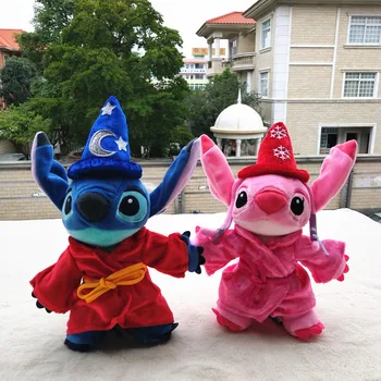 Disney Stitch Mágico Estilo de brinquedos de Pelúcia, Brinquedos de Pelúcia Bonecas 25cm Requintado Presentes de Aniversário Para Casais