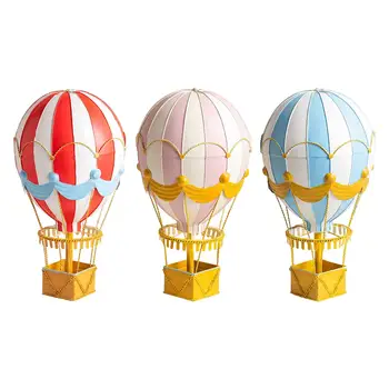 Balão de Ar quente Coleção de Artesanato Ornamento Pendurado para a Casa de Casamento Sala de estar Decoração do Partido
