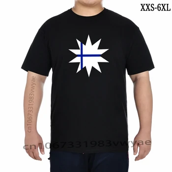 Personalizado Finnland 8 Eck Camiseta Masculina de Lazer Mens T-Shirt Super em torno do Pescoço Camiseta Dry Fit Roupas de hip hop Tops XXS-6XL
