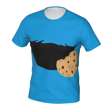 O Monstro do biscoito de Gergelim Rua de 80 Crianças da Série de TV 3D Impresso Unisex Poliéster Homens Mulheres Camiseta Solta Fitness Tops