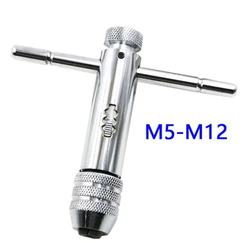 Ajustável catraca chave de toque titular prolongado toque chave de parafuso, chave de M3 M8 M5-M12