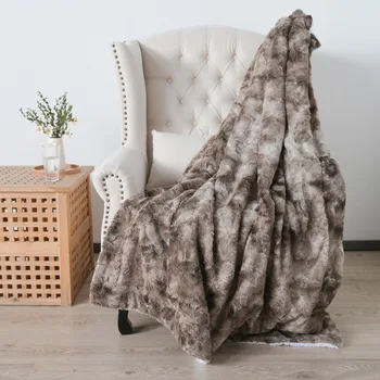 Cobertor de flanela de Dupla camada Grossa de Cobertores para o inverno a Casa Sofá Cama Tampa 152x127cm Frazadas Mantas De Cama Cobertor