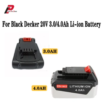 3.0 Ah 4.0 Ah 20V Substituição do Li-Íon Bateria da Ferramenta eléctrica para a Black&Decker: BL1518, LB018-OPE, A1118L HP188 HP186,LB20 LBX20 LBXR20