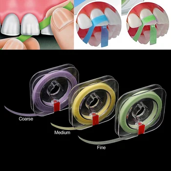 6m*4mm Polimento Dental Tiras de Filme de Poliéster Matriz de Tiras de Resina em Dentes de Moagem de Lixar 50µm 30µm20µm Odontologia Material