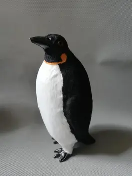 a vida real de brinquedo linda penguin 23x10cm polietileno& peles de pé penguin modelo de decoração de casa adereços,brinquedos d0180