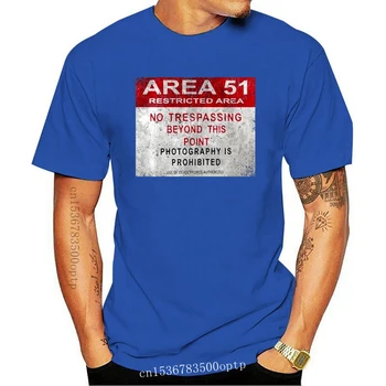 Homens t-shirt ÁREA 51 LOGOTIPO VINTAGE SINAL de Moda - Aviso UFO TR3B Adamski Segredo Base Alienígena t-shirt camiseta mulheres