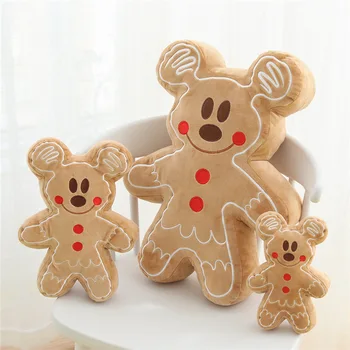 Disney Kawaii Mickey Mouse Minnie De Pelúcia Brinquedos Cookie Homem Dos Desenhos Animados Do Luxuoso Bonecas Brinquedos Para Meninas E Meninos, Halloween, Natal, Presente