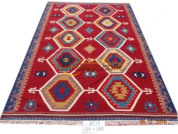 feito à mão de lã kilim de tapetes para sala de estar tapete bedroon de cabeceira cobertor corredor de estilo Mediterrânico 2
