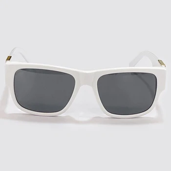 Qualidade superior da Marca de Luxo Praça Óculos de sol das Mulheres da Marca Retro Grandes Óculos de Sol dos Homens Luxo UV400