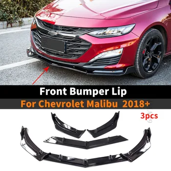 Guarda Parte Exterior Facelift Guarnição do pára-choque Dianteiro Lábio Queixo Body Kit Difusor volte Para a Chevrolet Malibu 2022 2021 2020 2019 2018 XL