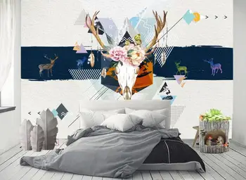 Personalizado 2020 papel de parede de parede 3D quarto de crianças, papel de parede sala quarto mural de papel de parede Nórdicos Moderno