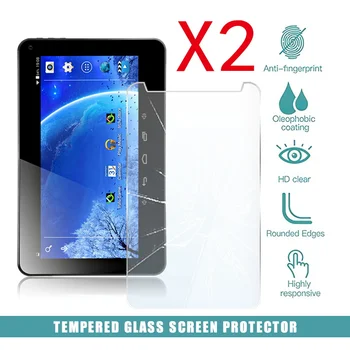 2Pcs Tablet de Vidro Temperado de Protetor de Tela para Cobrir Irulu Expro X1a Anti-Tela de Quebra de Computador Tablet Temperado Filme