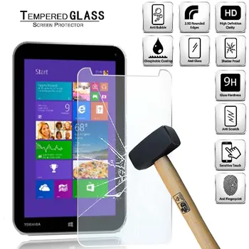 Tablet de Vidro Temperado Protetor de Tela Tampa para Toshiba Encore WT8-A-102 8.0 Incn Anti-Tela de Ruptura HD Temperado Filme